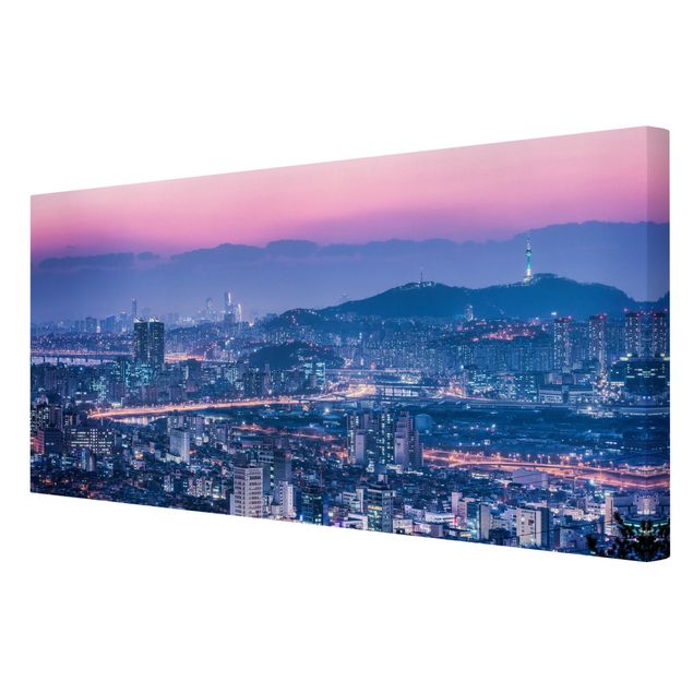 Wandbilder Modern Skyline von Seoul