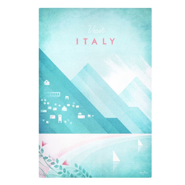 Wandbilder Berge Reiseposter - Italien