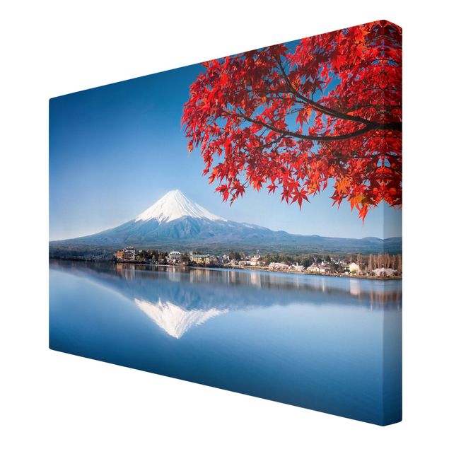 Wandbilder Architektur & Skyline Berg Fuji im Herbst