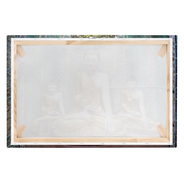 Wandbilder Buddha Statuen