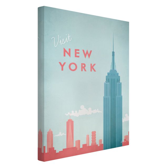 Kunstdruck Leinwand Reiseposter - New York