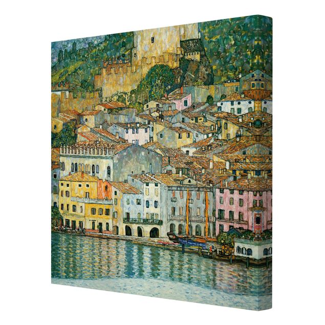 Leinwandbilder Städte Gustav Klimt - Malcesine am Gardasee