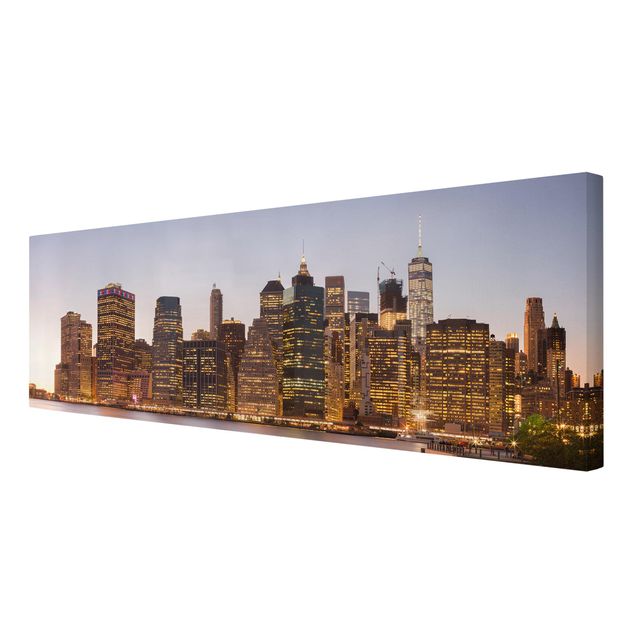 Wandbilder Modern Blick auf Manhattan Skyline