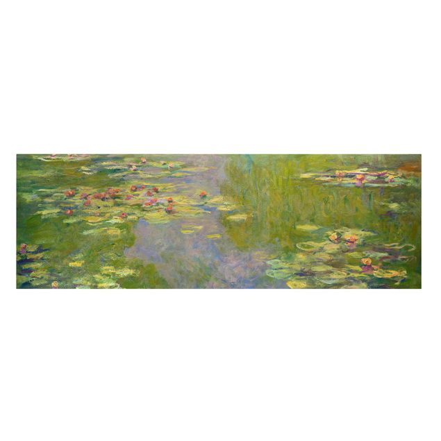 Kunstdruck Leinwand Claude Monet - Grüne Seerosen