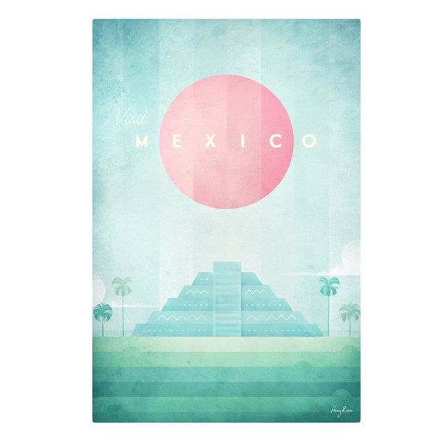 Kunstdrucke auf Leinwand Reiseposter - Mexiko