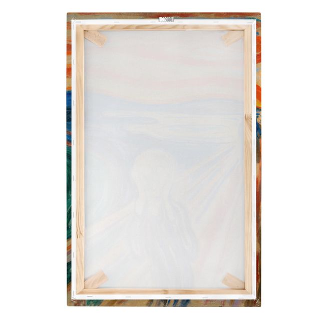 abstrakte Leinwandbilder Edvard Munch - Der Schrei