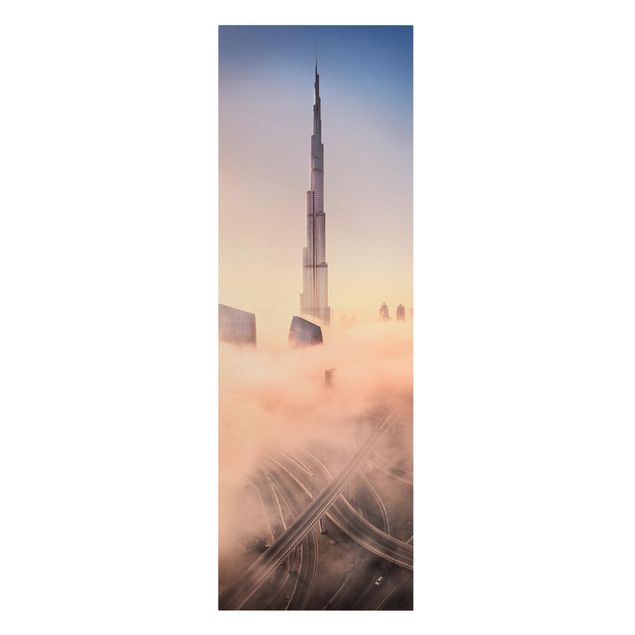 Leinwandbilder Städte Himmlische Skyline von Dubai