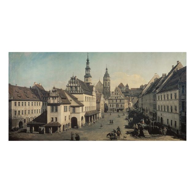 Kunststile Bernardo Bellotto - Der Marktplatz in Pirna