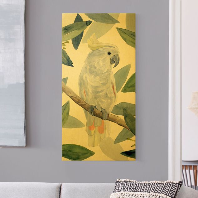 Leinwandbild Vögel Tropischer Kakadu II