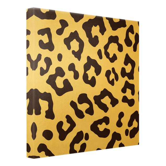 schöne Leinwandbilder Leoparden Print