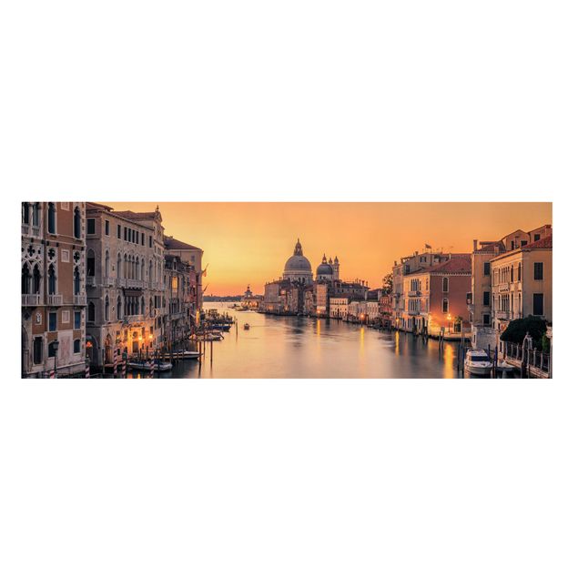 Skyline Leinwand Goldenes Venedig