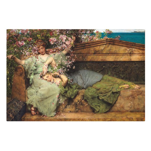 Wandbilder Floral Sir Lawrence Alma-Tadema - Im Rosengarten