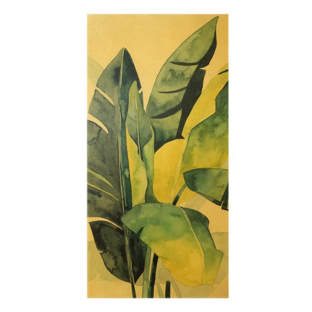 Wandbilder Grün Tropisches Blattwerk - Banane