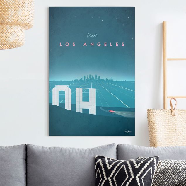 Küche Dekoration Reiseposter - Los Angeles