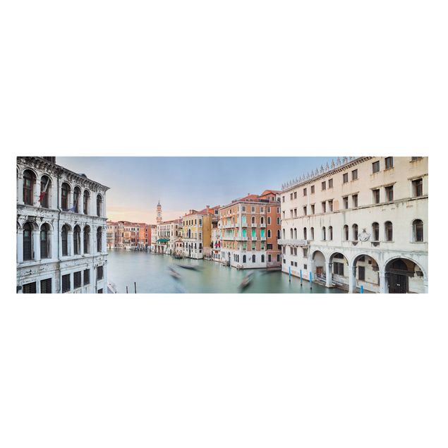 Wandbilder Modern Canale Grande Blick von der Rialtobrücke Venedig