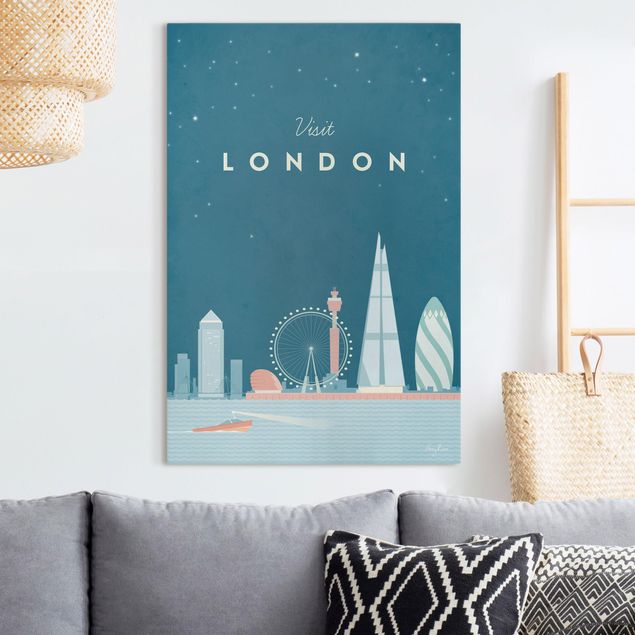 Wanddeko Küche Reiseposter - London