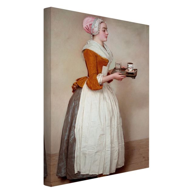 Kunstdrucke auf Leinwand Jean Etienne Liotard - Das Schokoladenmädchen
