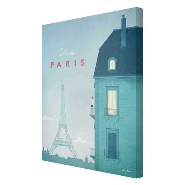 Kunstdrucke auf Leinwand Reiseposter - Paris