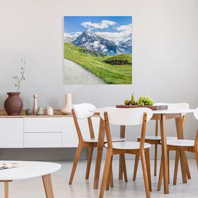 Wandbilder Schweiz Grindelwald Panorama