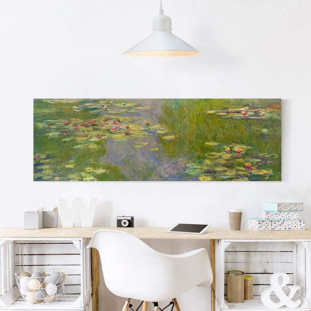Bilder Impressionismus Claude Monet - Grüne Seerosen