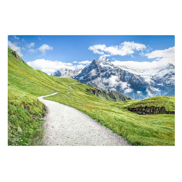 Wandbilder Landschaften Grindelwald Panorama