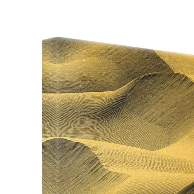 Wandbilder Wellenmuster im Wüstensand
