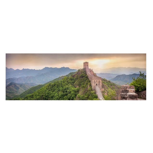 Wandbilder Berge Die unendliche Mauer von China