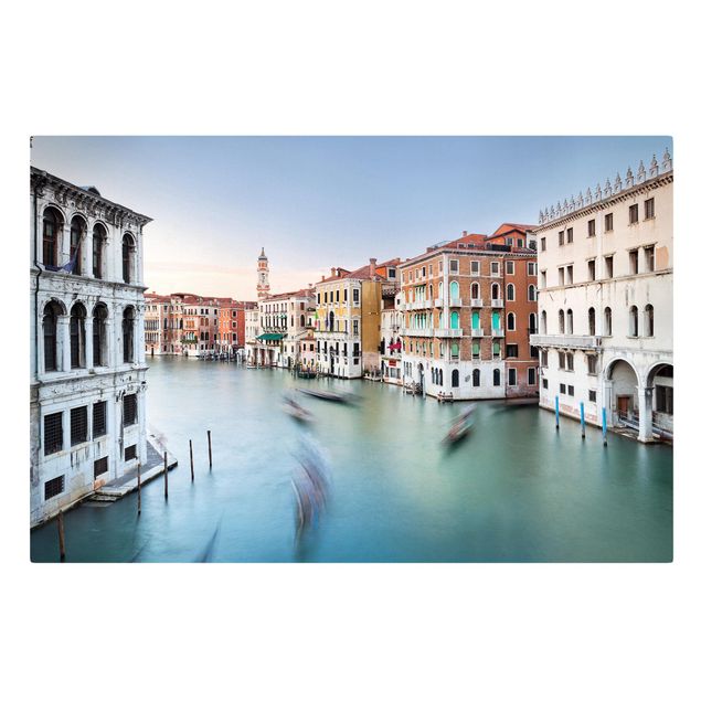 Wandbilder Modern Canale Grande Blick von der Rialtobrücke Venedig