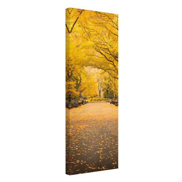 Skyline Leinwandbild Herbst im Central Park