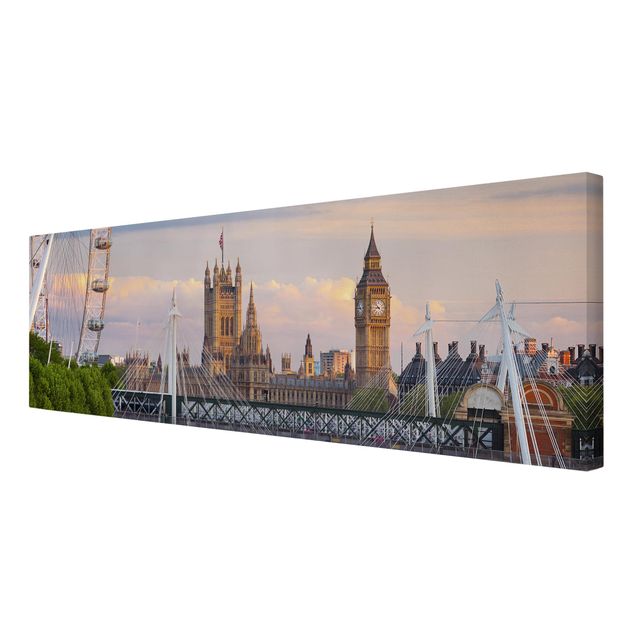 Wandbilder Modern Westminster Palace London