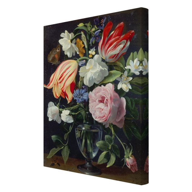 Wandbilder Bunt Daniel Seghers - Vase mit Blumen