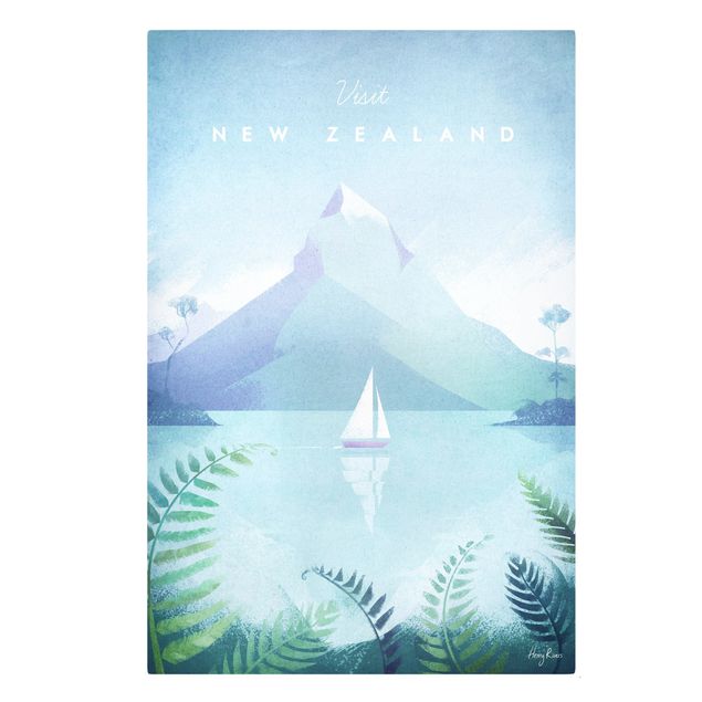 Wandbilder Berge Reiseposter - Neuseeland