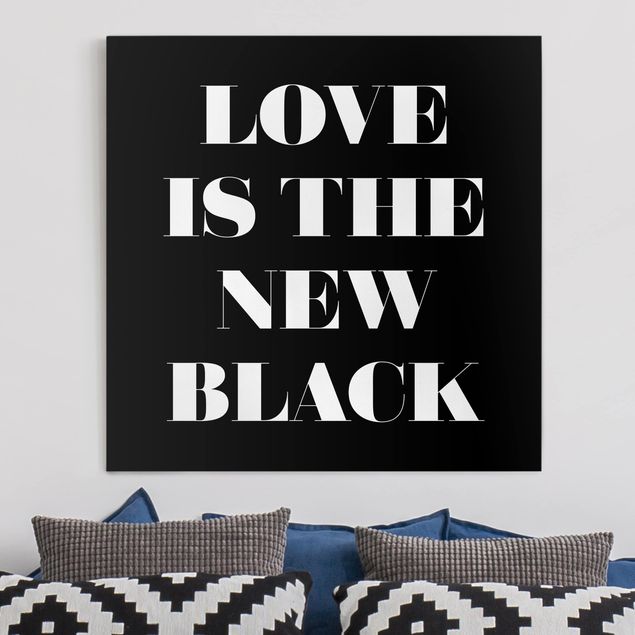 Küche Dekoration Love is the new black