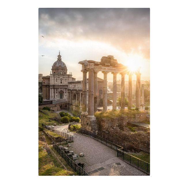 Wandbilder Architektur & Skyline Forum Romanum bei Sonnenaufgang