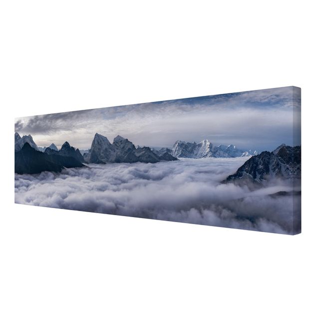 Leinwandbilder Naturmotive Wolkenmeer im Himalaya