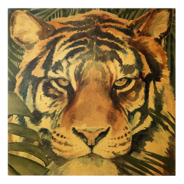 Wandbilder Dschungel Tiger im Dschungel