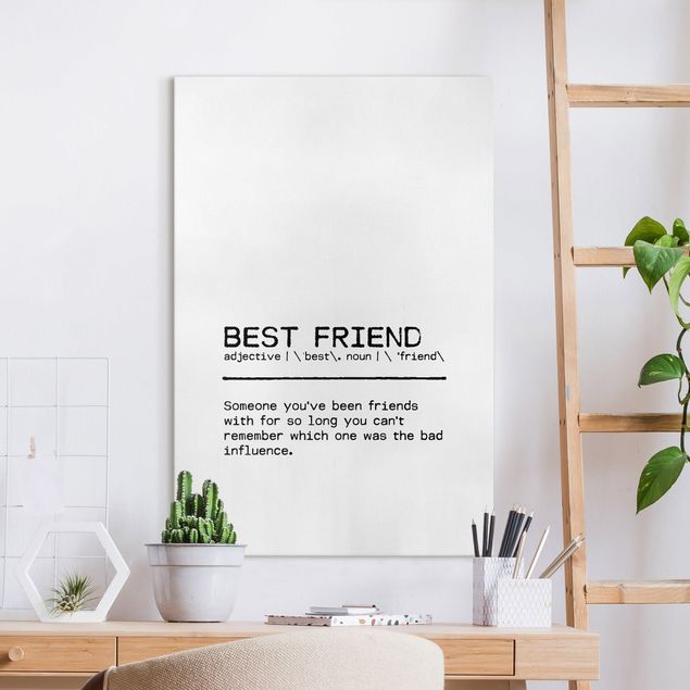 Kunstdrucke auf Leinwand Definition Best Friend