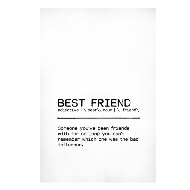 Leinwandbilder Definition Best Friend