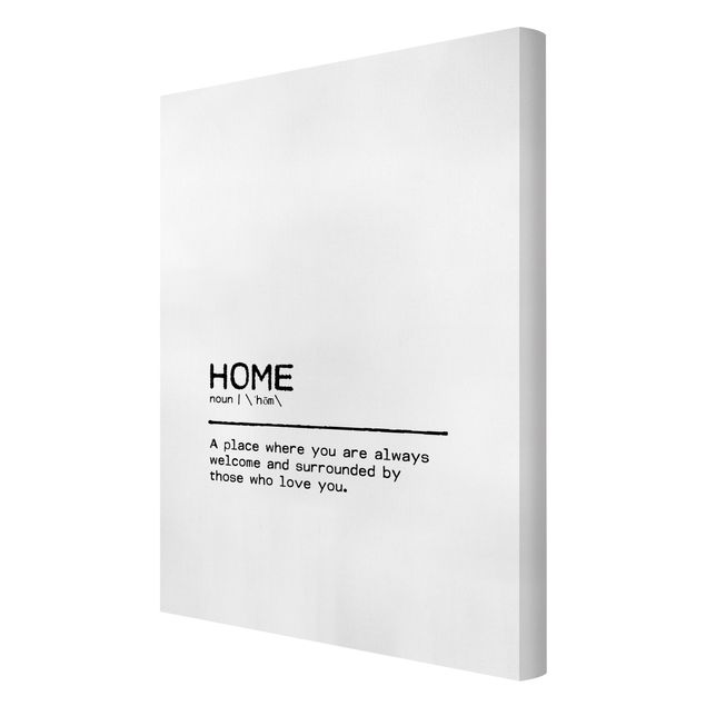 Leinwandbilder kaufen Definition Home Welcome