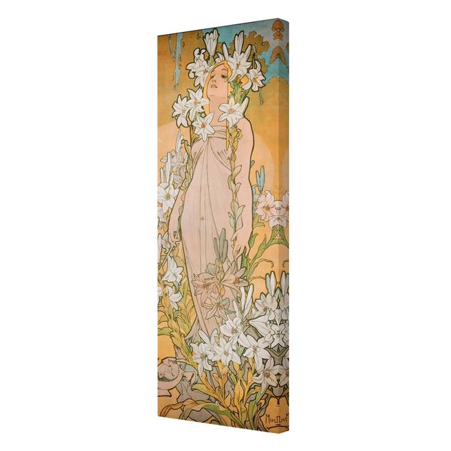 Wandbilder Blumen Alfons Mucha - Die Lilie
