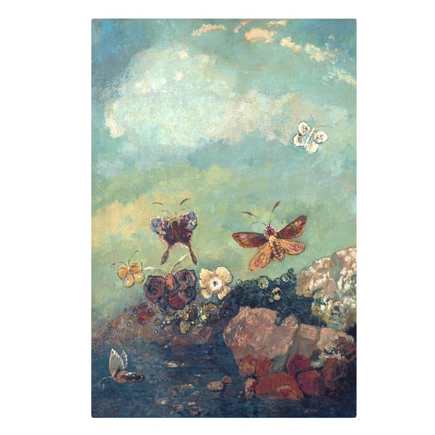 Kunstdrucke auf Leinwand Odilon Redon - Schmetterlinge