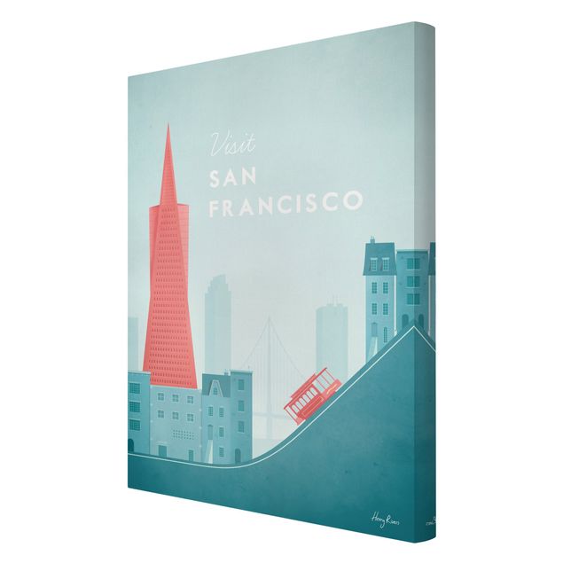 Henry Rivers Bilder Reiseposter - San Francisco