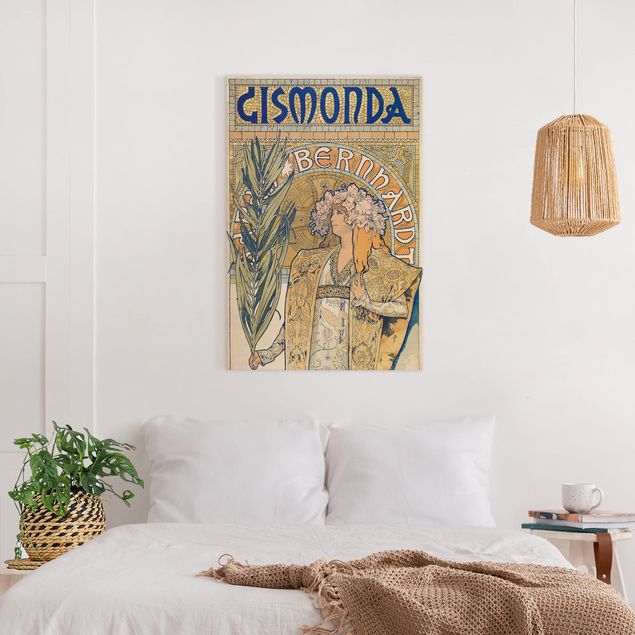 Küchen Deko Alfons Mucha - Plakat für Theaterstück Gismonda