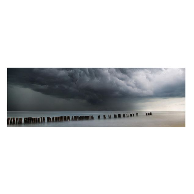 Leinwandbilder Naturmotive Sturmwolken über der Ostsee