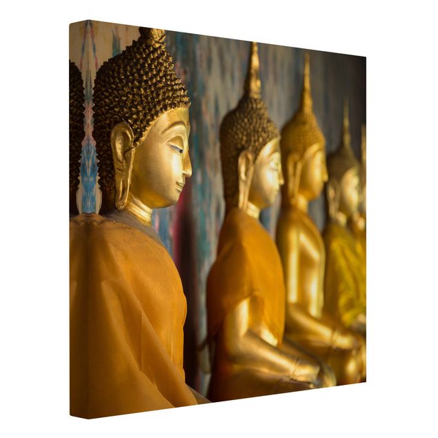 Leinwandbilder Buddha Goldene Buddha Statuen