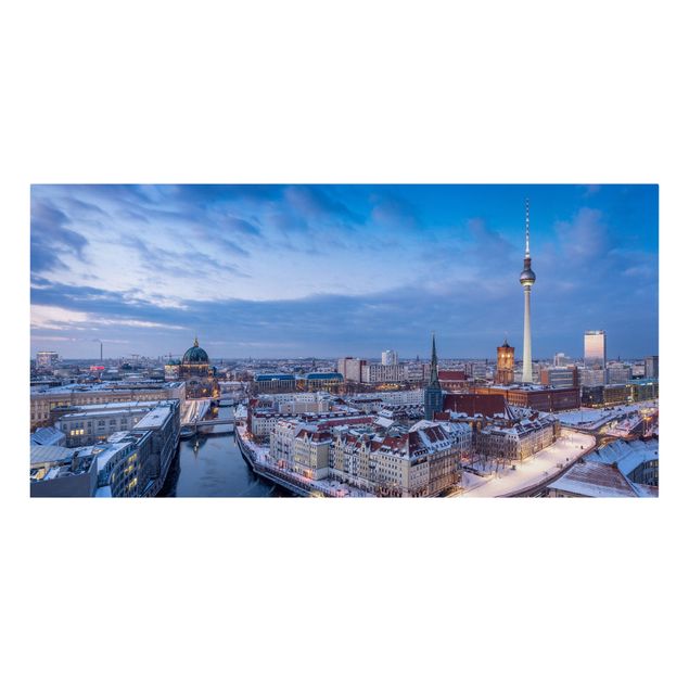 Wandbilder Architektur & Skyline Schnee in Berlin