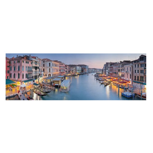 Wandbilder Architektur & Skyline Abendstimmung auf Canal Grande in Venedig