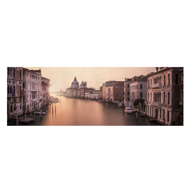 Skyline Leinwand Abendstimmung in Venedig