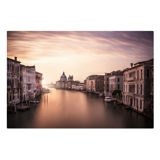 Leinwandbilder Städte Abendstimmung in Venedig