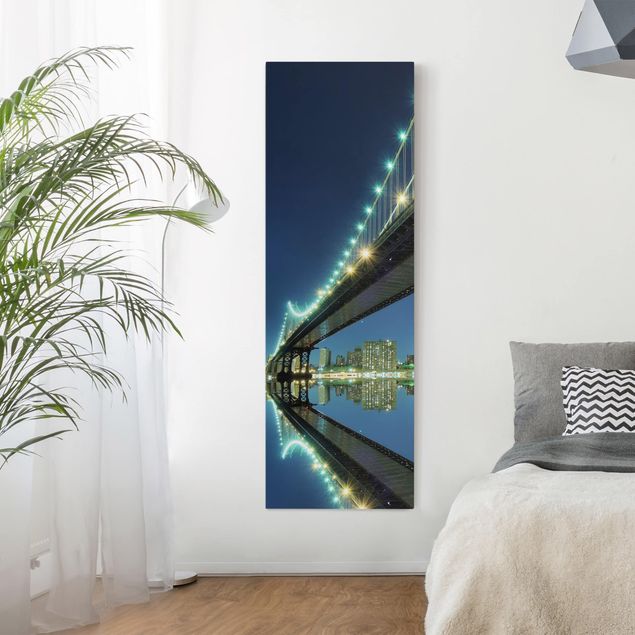 Wandbilder New York Abstract Manhattan Bridge